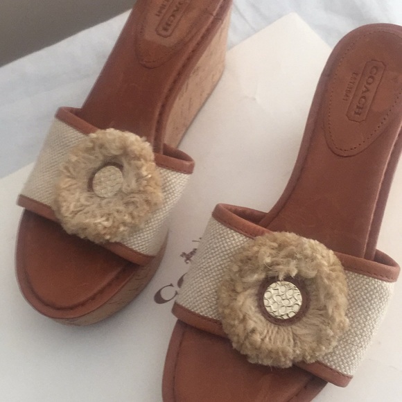 New Coach Jazmin platform sandals 8.5 - Picture 2 of 4